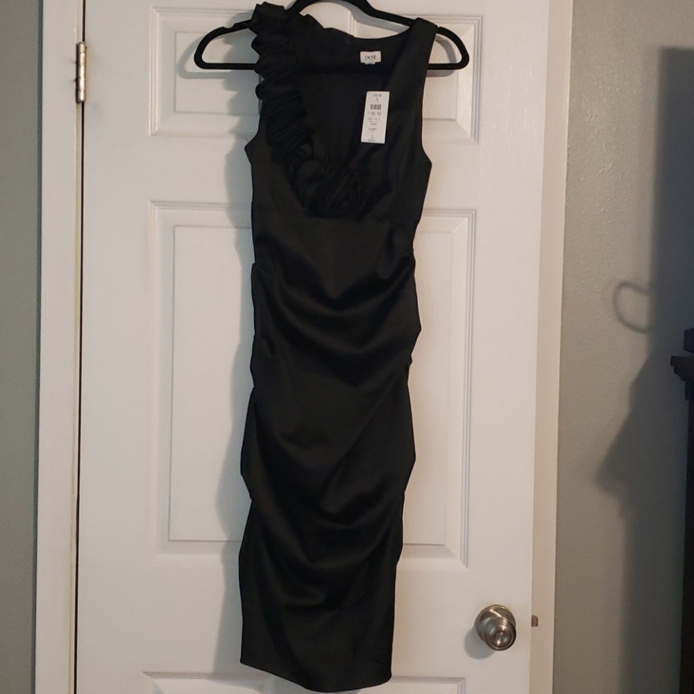 Black cocktail dress
